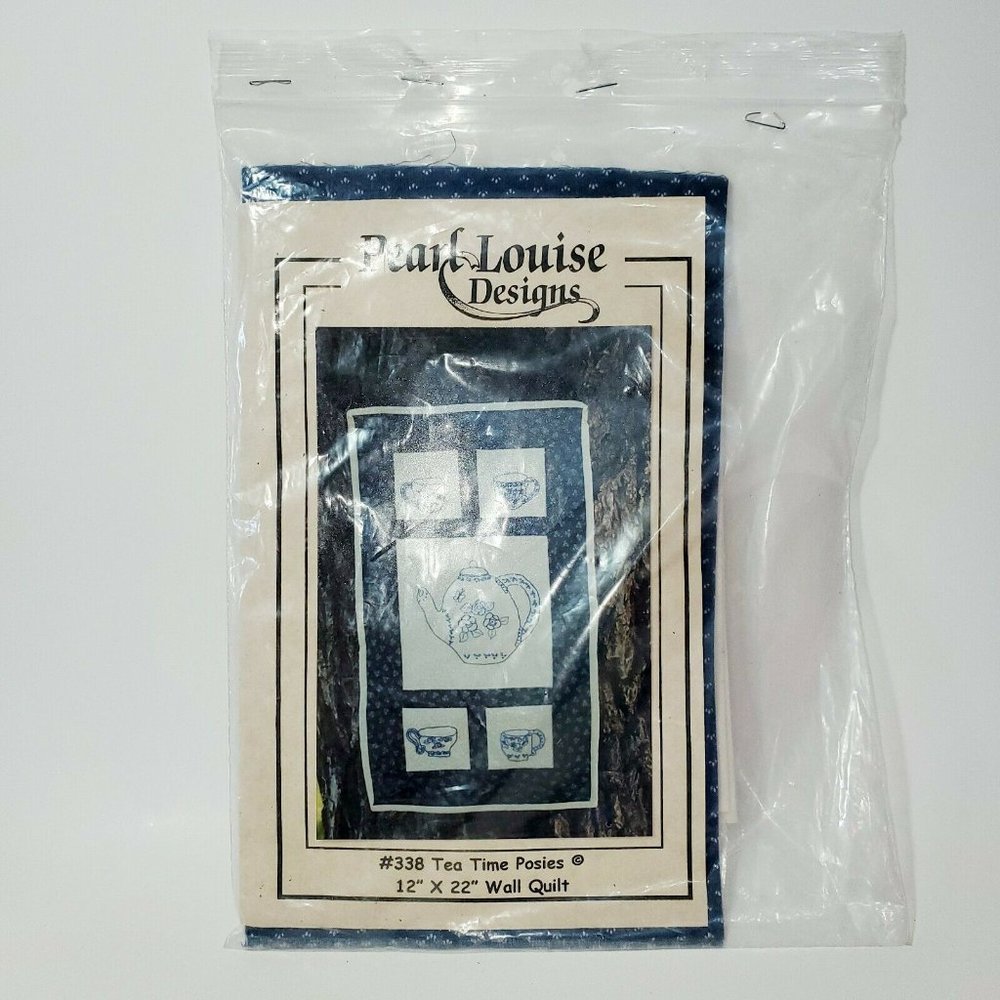 Pearl Louise Designs #338 Tea time posies 12"   ×